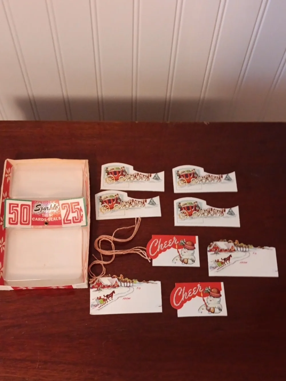 8 Vintage Gift Tags